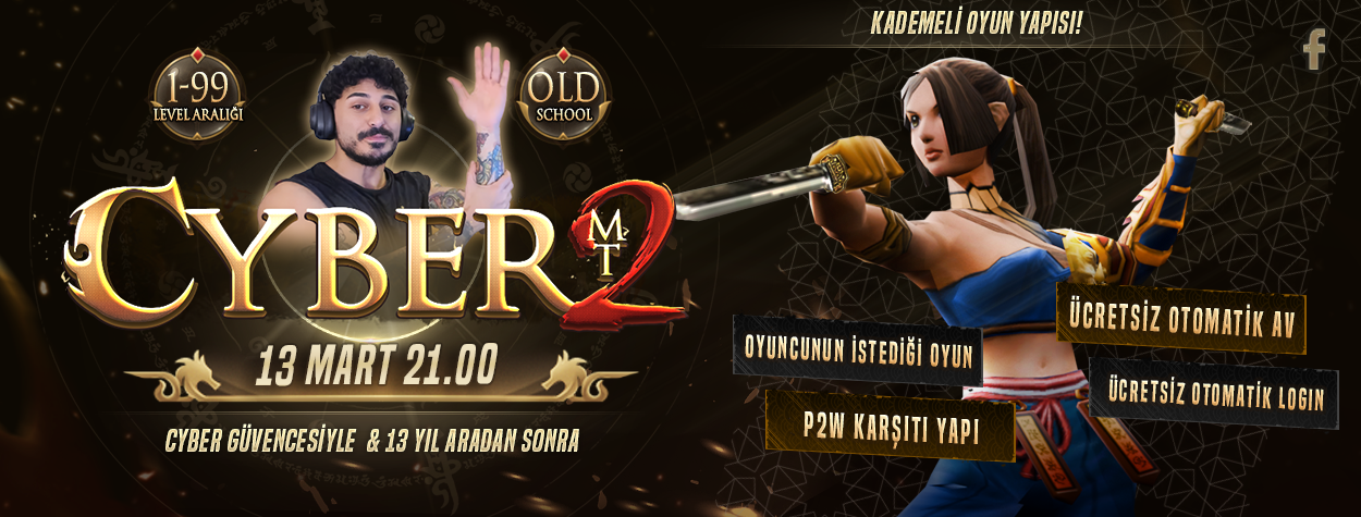 Cyber2 1-99 OldSchool PvP SERVER - Metin2 PvP Server
