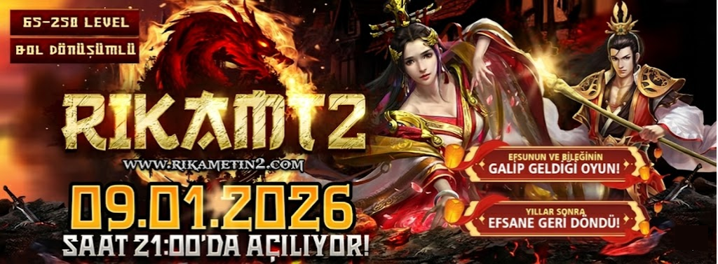 RikaMt2 65-250 Orta Emek - Metin2 PvP Server