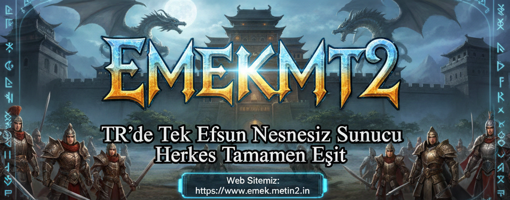 1-99 KOLAY EMEK SERVER NESNE MARKET YOK TR DE TEK - Metin2 PvP Server
