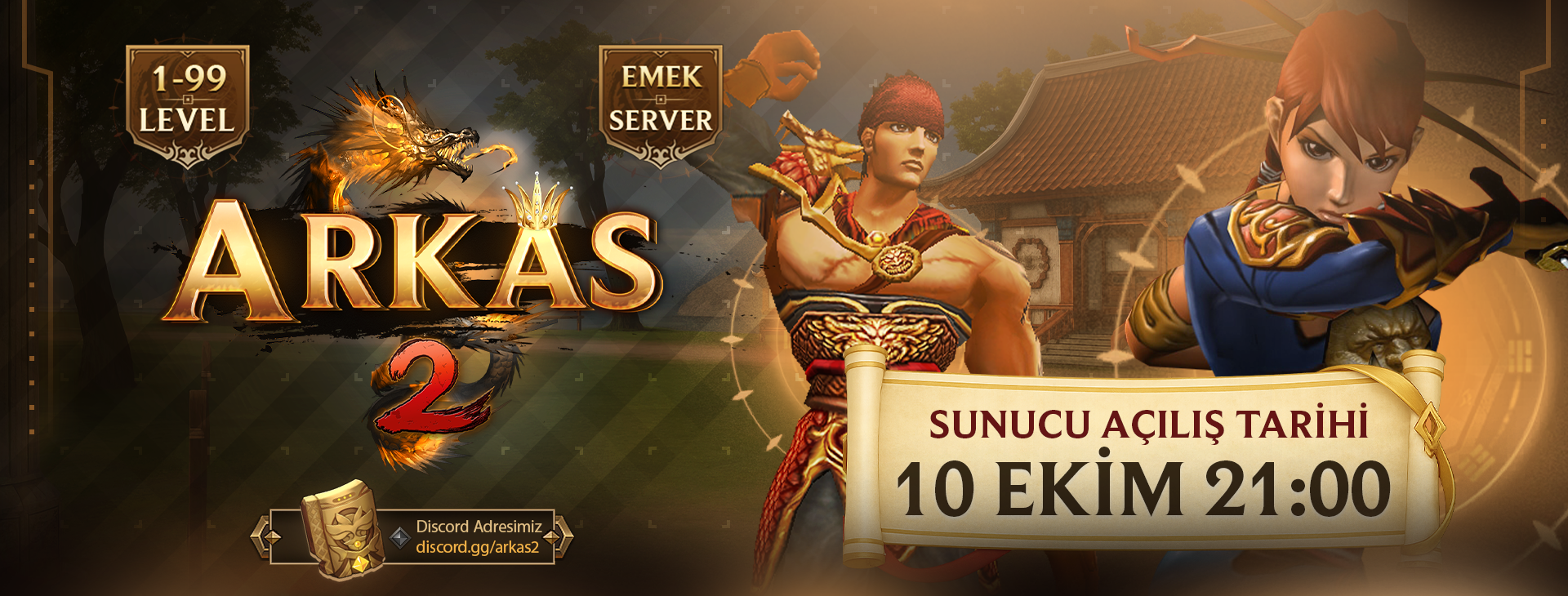 Arkas2 1-99 PvP SERVER - emek Server Tanıtımı