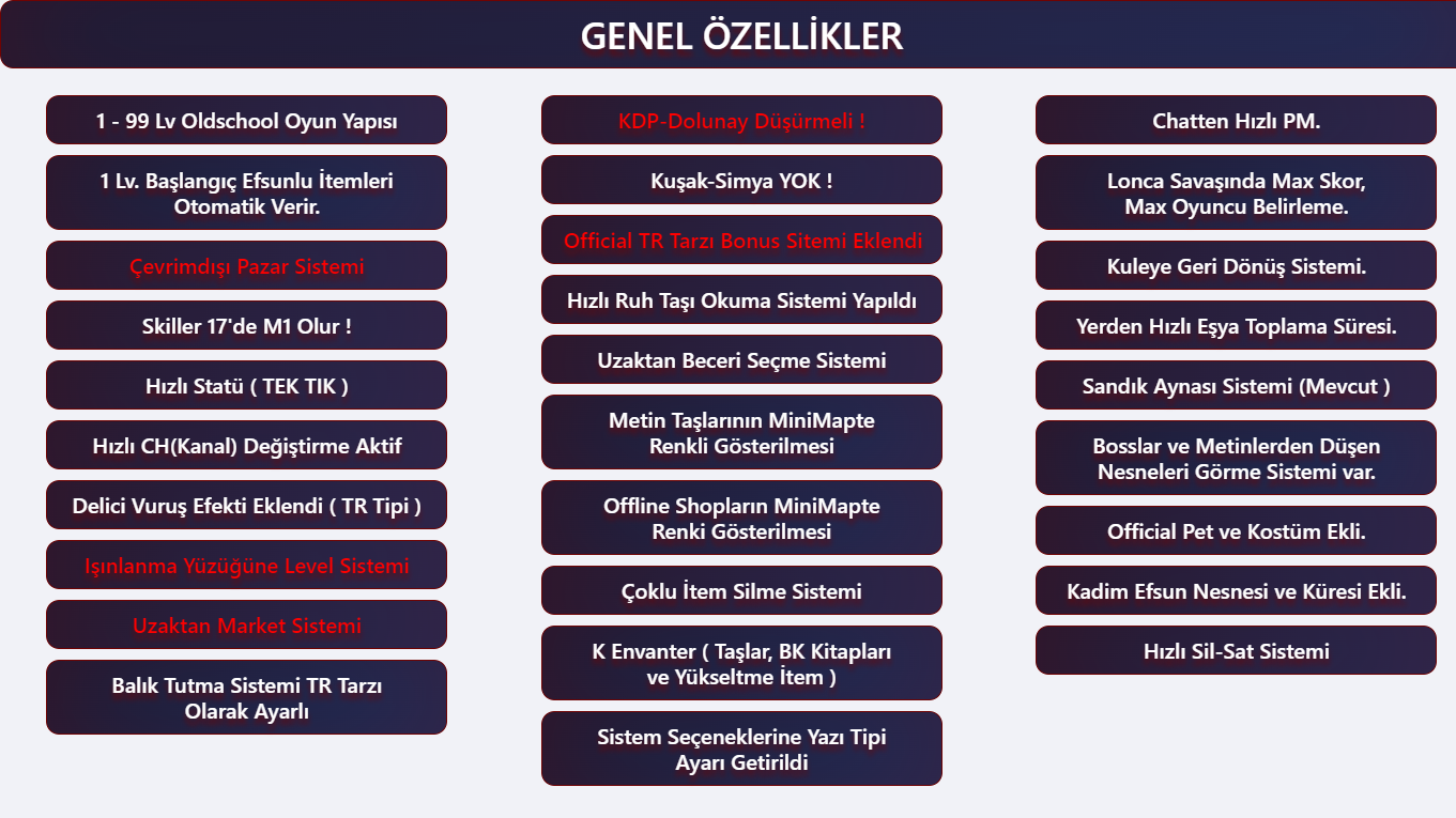 AtesMetin2 OldSchool 1-99 - emek Server Tanıtımı