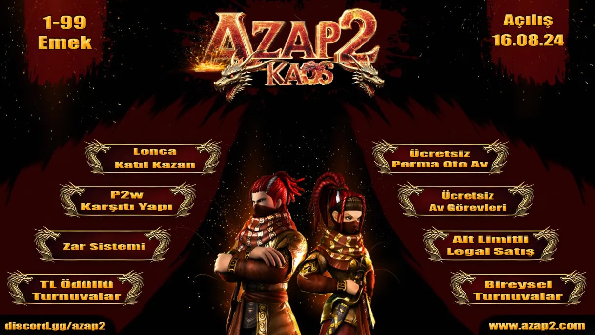 Azap2 1-99 Emek - Metin2 PvP Server