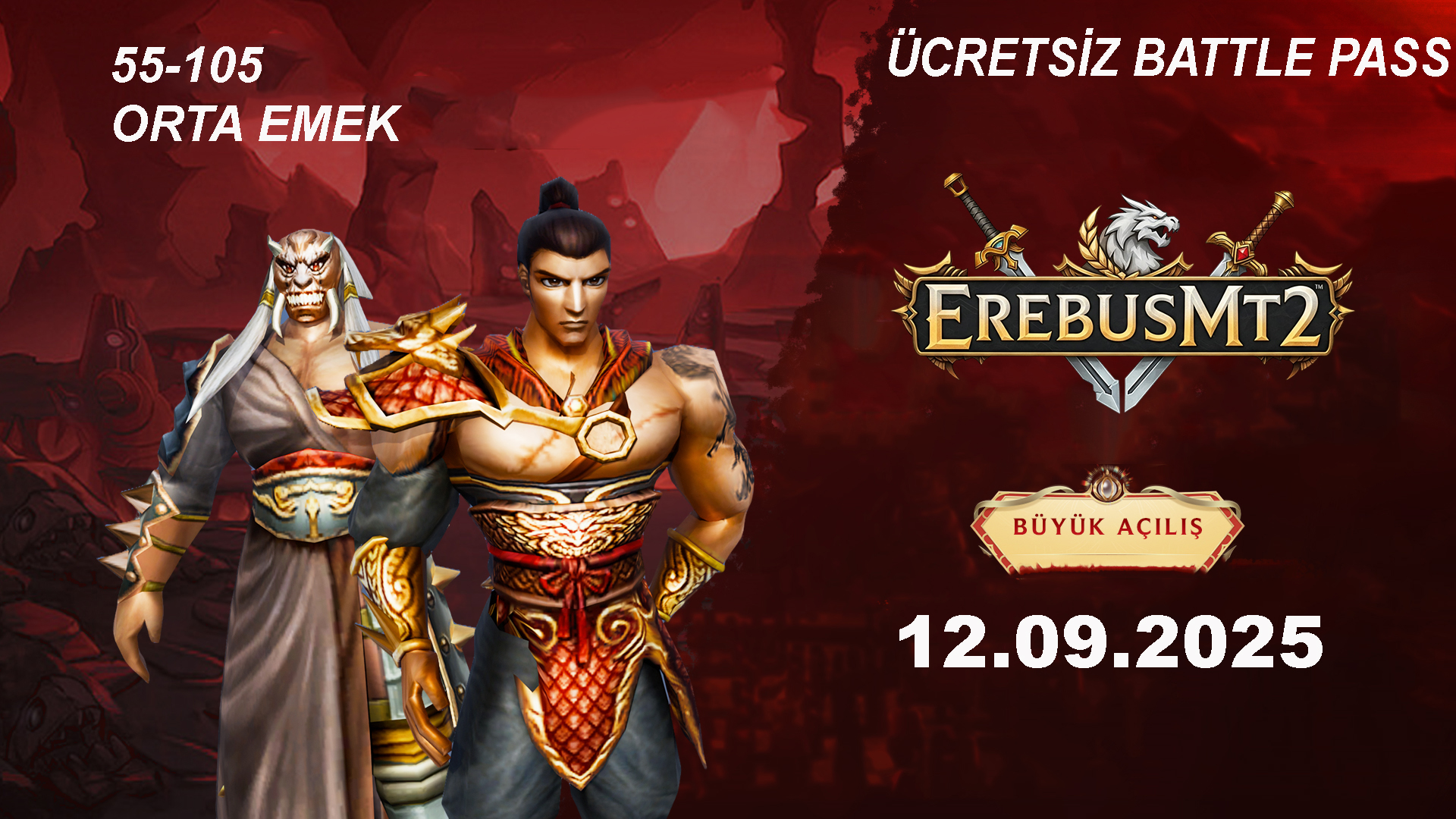 EREBUSMT2 55-105 12-EYLÜL CUMA AÇILIYOR - emek Server Tanıtımı