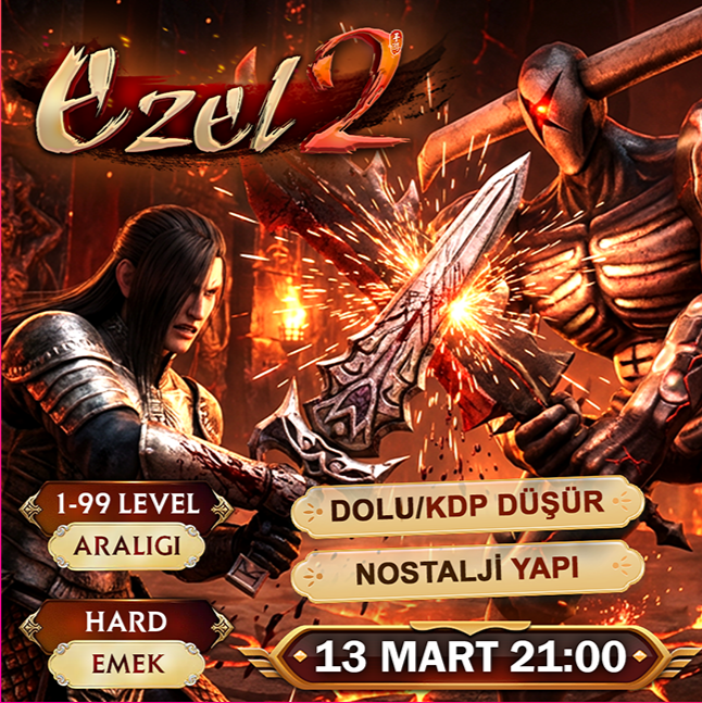 EzelMt2 1-99 HardSchool PvP SERVER - emek Server Tanıtımı