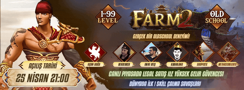 Farm2 1-99 EMEK PVP SERVER ! - Metin2 PvP Server