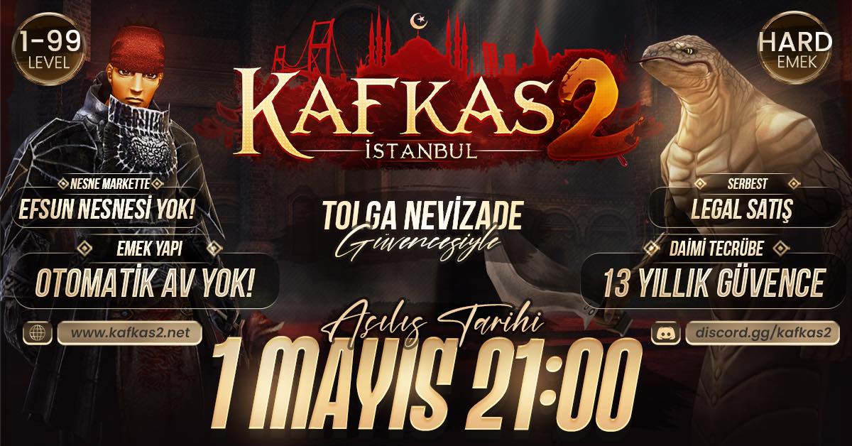 Kafkas2 1-99 HardSchool PvP SERVER - emek Server Tanıtımı