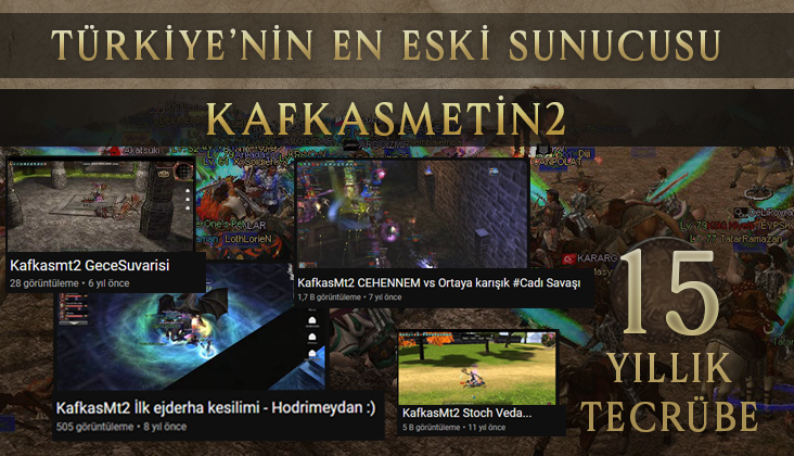 KafkasMt2 1-99 PvP SERVER - emek Server Tanıtımı