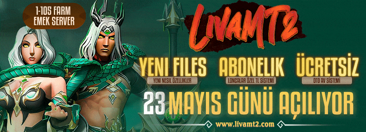 LivaMt2 1-105 PVP SERVER - emek Server Tanıtımı