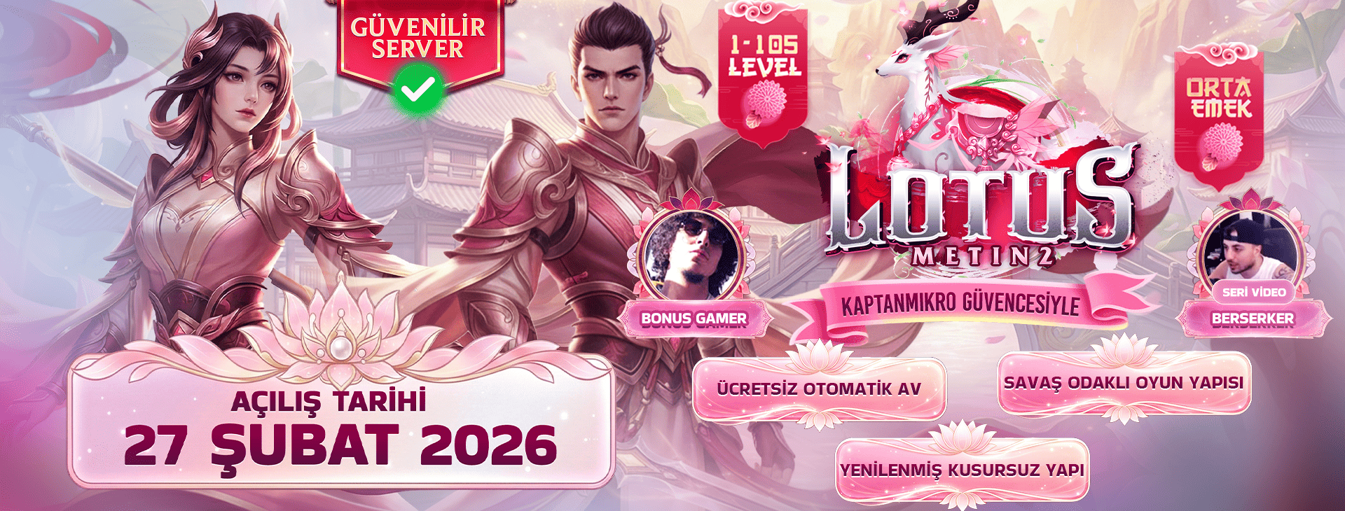 LotusMt2 1-105 Metin2 PvP SERVER - emek Server Tanıtımı