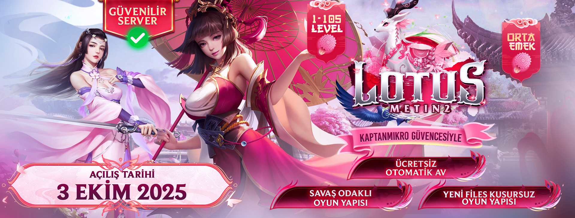 LotusMt2 1-105 PvP SERVER - emek Server Tanıtımı