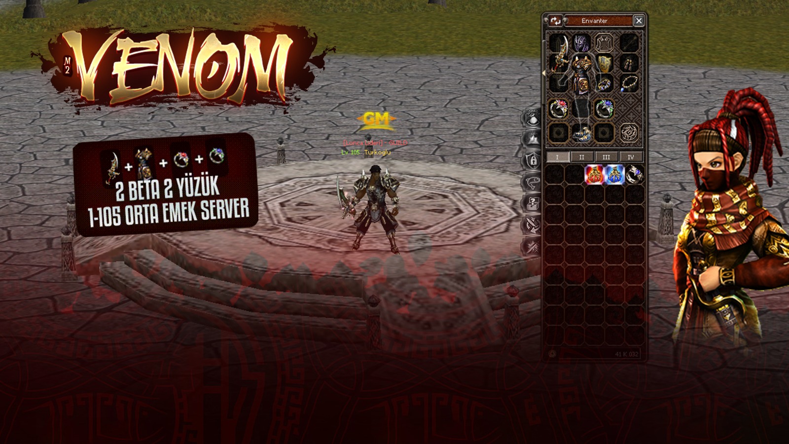 M2Venom 1-105 Metin2 PvP SERVER - emek Server Tanıtımı
