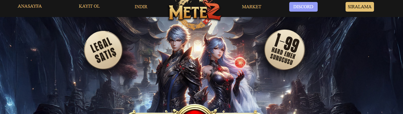 Mete2 1-99 Hard Pvp Server - emek Server Tanıtımı