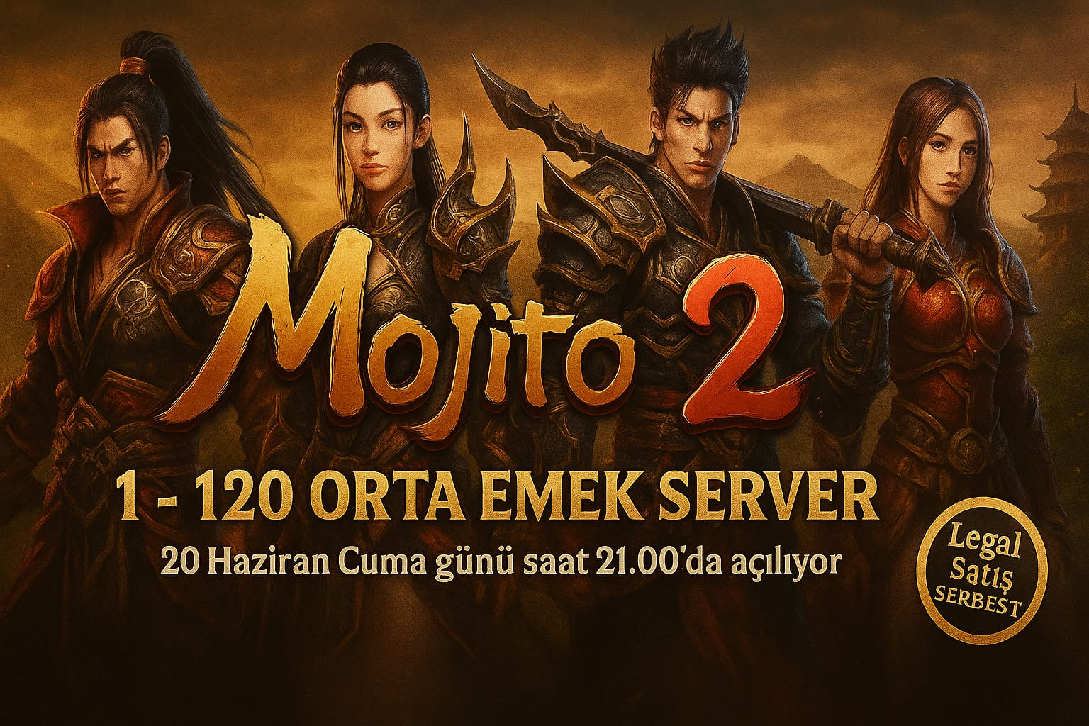 MOJİTO2 1-120 ORTA EMEK YAPISIYLA 20 HAZİRAN CUMA - Metin2 PvP Server