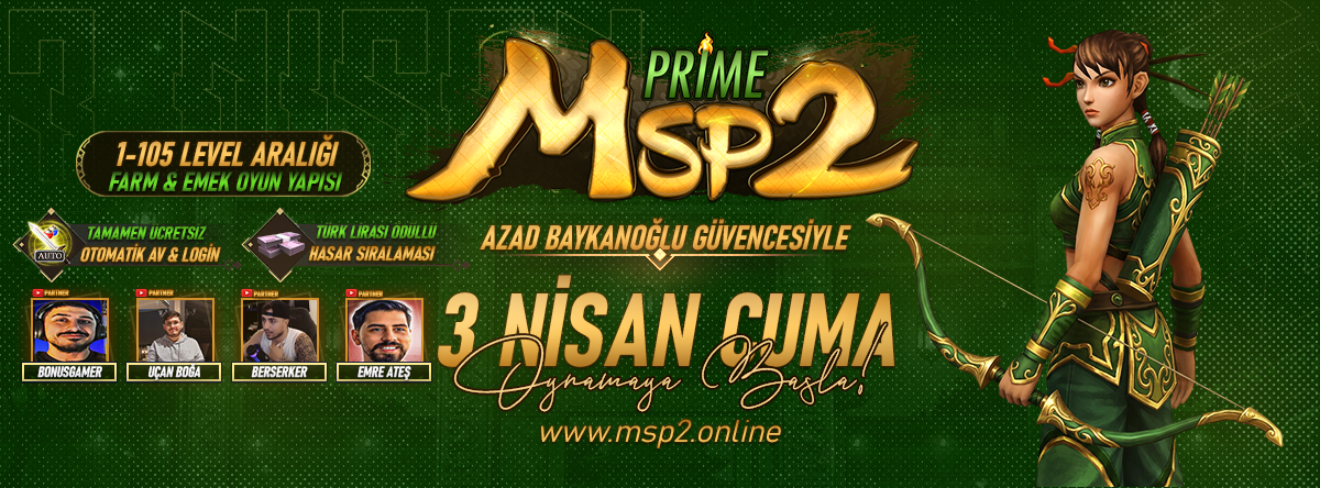 MSP2 1-105 Metin2 Pvp Server - emek Server Tanıtımı