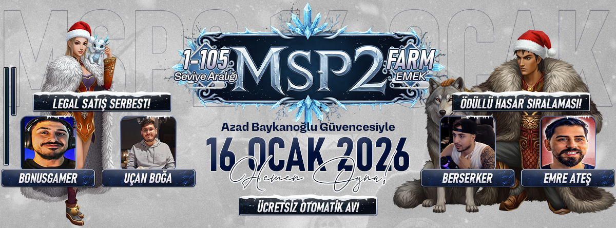 Msp2 1-105 PVP SERVER - Metin2 PvP Server