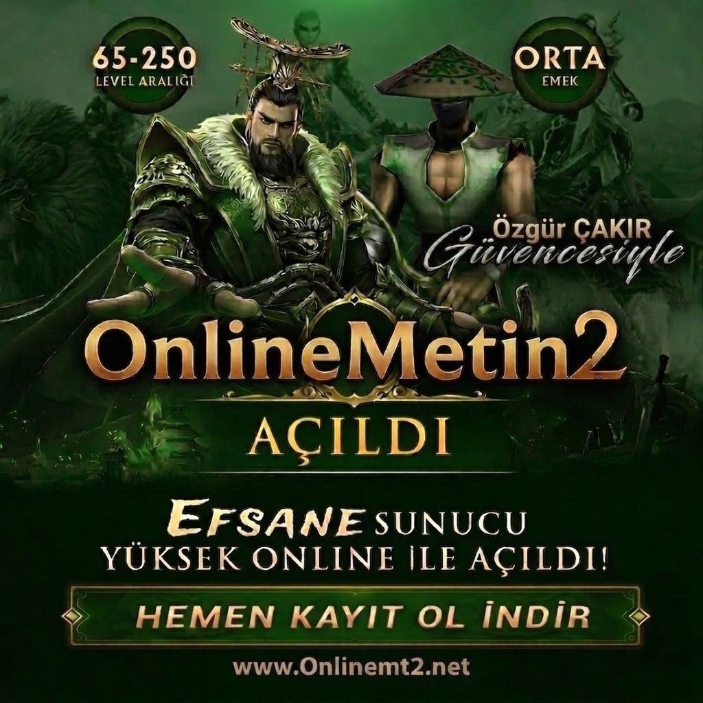 OnlineMt2 Official 65-250 PvP Server - newschool Server Tanıtımı