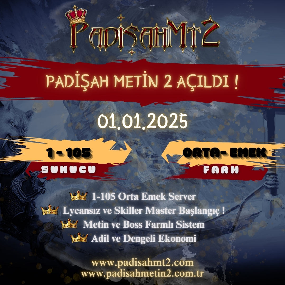 Padişah Metin2 - Metin2 PvP Server