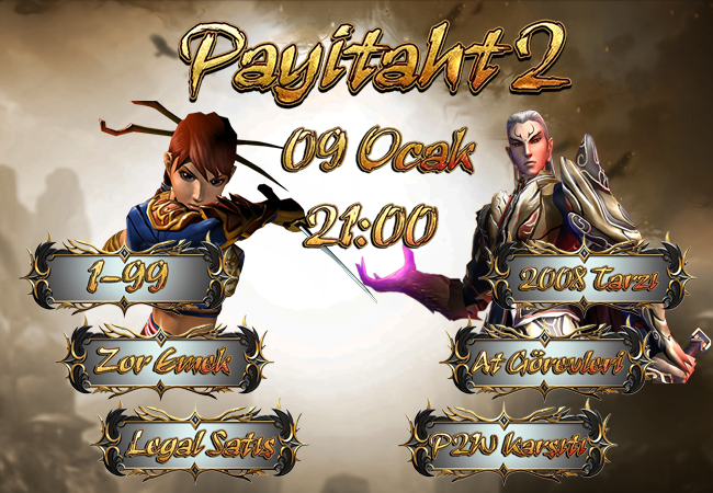 Payitaht2 1-99 HardSchool Server - Metin2 PvP Server