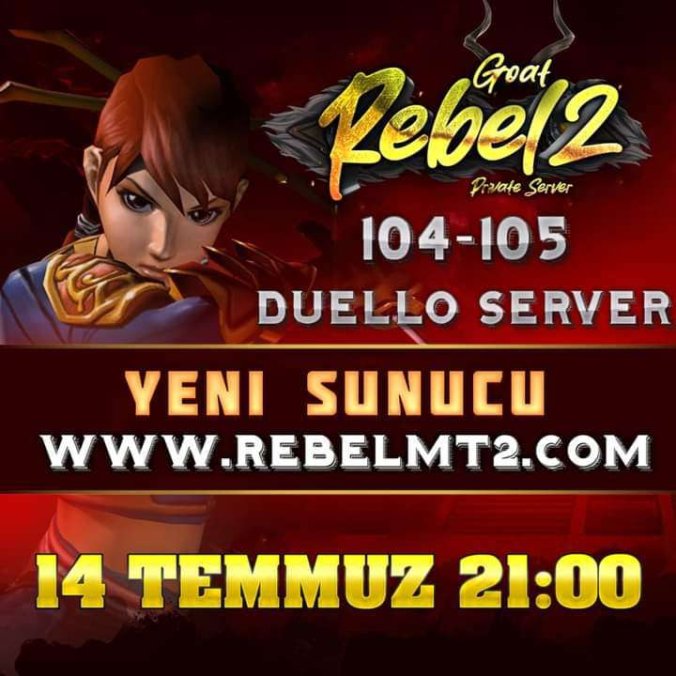 RebelMt2 14 Temmuz Açılıyor - Metin2 PvP Server