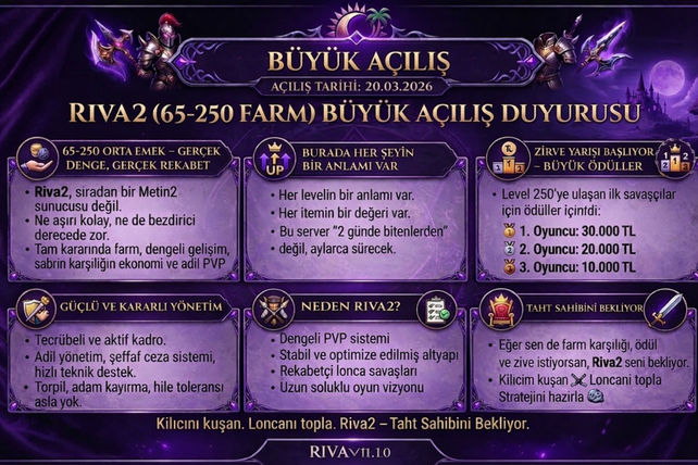 Riva2 - newschool Server Tanıtımı