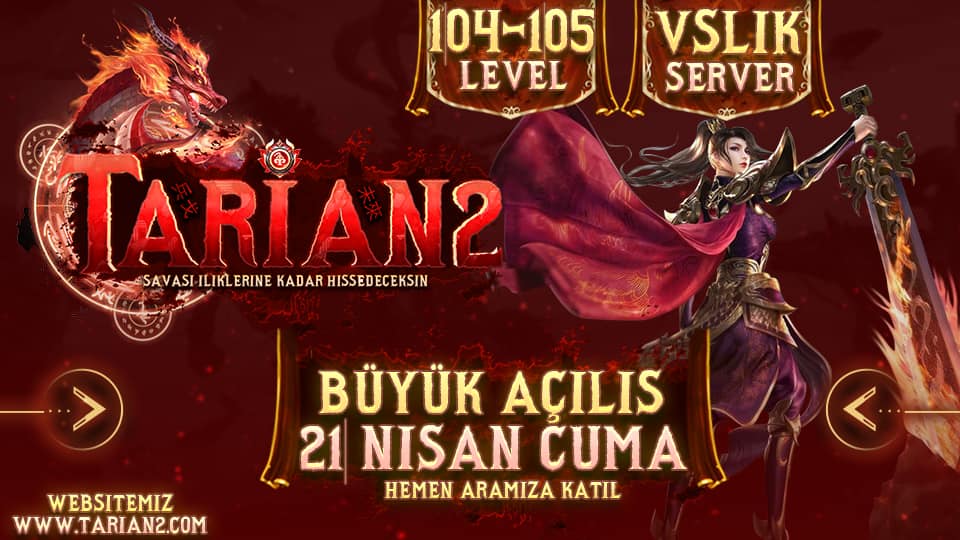 Tarian2 104 -105 VS lik Server - Metin2 PvP Server