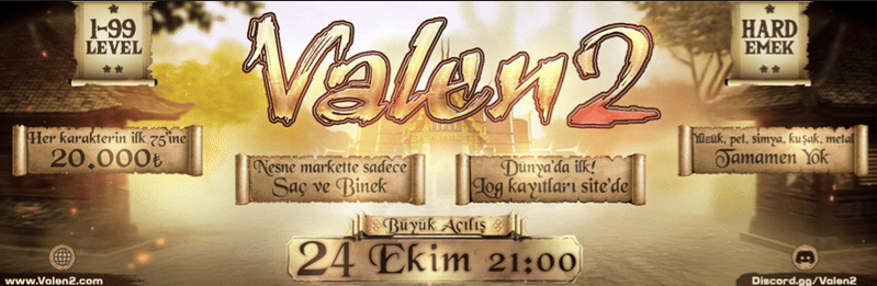 Valen2 1-99 PvP SERVER - Metin2 PvP Server