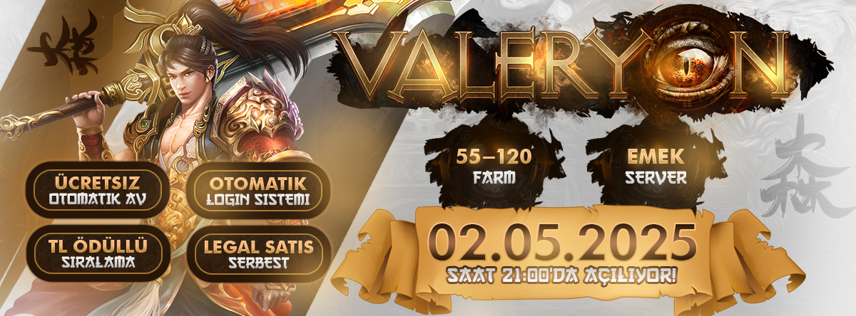 Valeryon2 55-120 PVP SERVER - Metin2 PvP Server