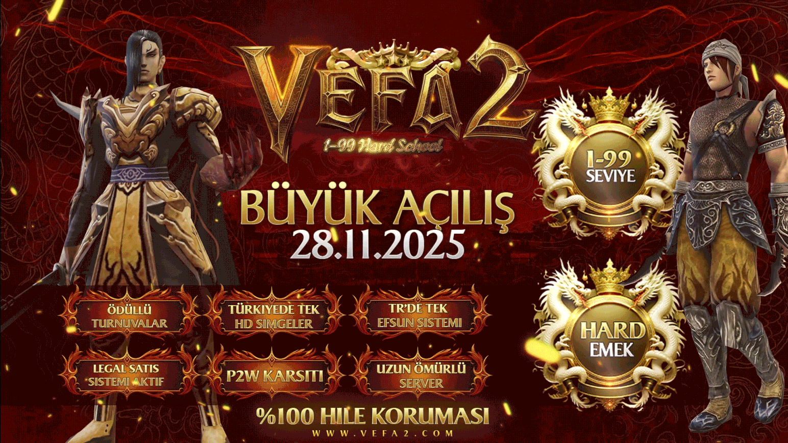 Vefa2 1-99 Metin2 PvP SERVER - emek Server Tanıtımı